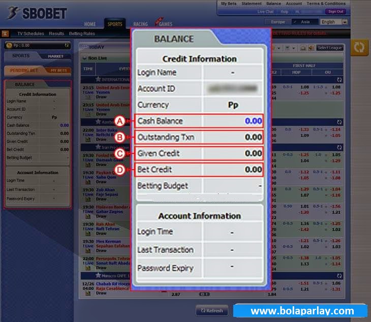 Cara dan Panduan dalam bermain Sbobet Bola Agen Bola